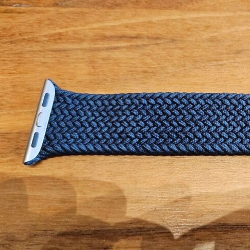 Apple Watch 38/40mm size 3 (feel like 5) Braided Loop Band Charcoal Gray Black